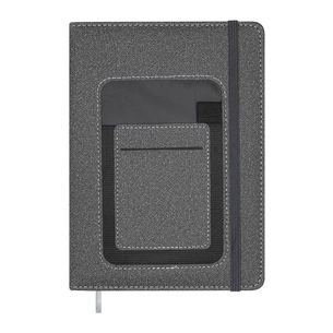 Тижневик Buromax недатований COMBI, A5, сірий, штуч.шкіра 336 сторінок (BM.20500-09) зображення 1