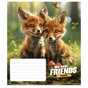 Зошит Школярик The best friends 12 аркушів коса лінія (012-3434C) - уменьшенное изображение 5