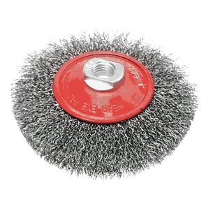Щітка для електроінструменту Verto на дриль, щітка дротяна дискова, 115 мм х М14 (62H121) зображення 1