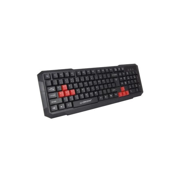 Клавіатура Esperanza EGK102 Red USB (EGK102RUA) - зображення 1