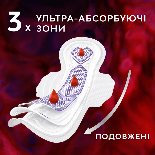 Гігієнічні прокладки Libresse Ultra Goodnight Large 8 шт. (7322540960235) - picture 5