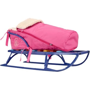 Матрацик в санки Baby Breeze Закрытый из овечьей шерсти Raspberries (19036) зображення 1