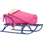 Матрацик в санки Baby Breeze Закрытый из овечьей шерсти Raspberries (19036) - зменшене зображення 1