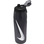 Пляшка для води Nike Refuel Bottle Locking Lid 32 OZ антрацит, чорний, сріблястий 946 мл N.100.7670.054.32 (887791747525) - зменшене зображення 1