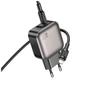 Зарядний пристрій BOROFONE BAS55A Absolute 1xUSB-C PD30W + 1xUSB QC3.0 + cable USB-C to Lightning Black (6941991116247) - уменьшенное изображение 4