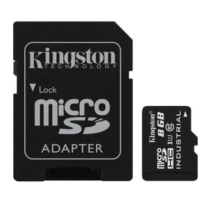 Карта пам'яті Kingston 8GB microSD class 10 UHS-I Industrial (SDCIT/8GB) зображення 1