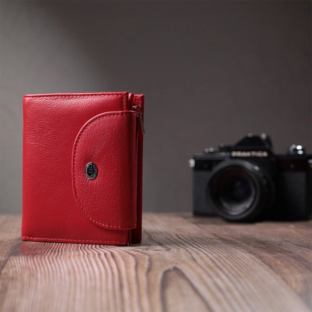 Гаманець ST Leather З натуральної шкіри Червоний (22712) - picture 10