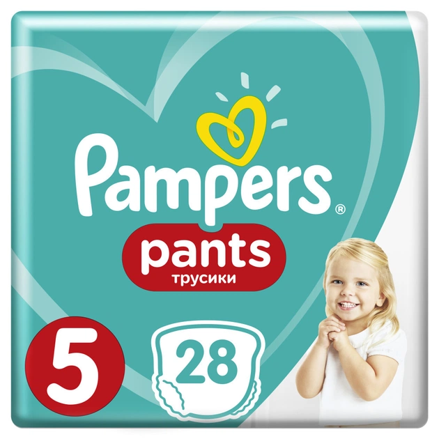 Підгузки Pampers Pants Junior 5 (12-17 кг), 28 шт (8001090414298) - изображение 1