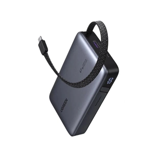 Батарея універсальна Ugreen 20000 mAh 67W Cable Space gray (U_55996B) зображення 1