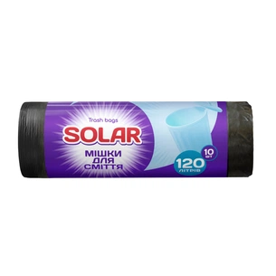 Пакети для сміття Solar Household 120 л 10 шт. (4820269930070) зображення 1