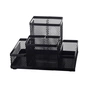 Подставка для мелочей Buromax 154 x 103 x 100 мм, металлическая, черная (BM.6246-01) - уменьшенное изображение 1