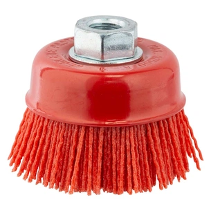 Щітка для електроінструменту Sigma дротяна чашеподібна 75мм М14x2мм нейлонова 9014471 (9014471) изображение 1