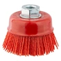 Щітка для електроінструменту Sigma дротяна чашеподібна 75мм М14x2мм нейлонова 9014471 (9014471) - зменшене зображення 1