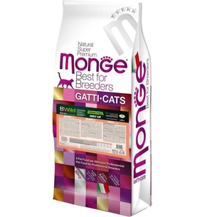 Сухий корм для кішок Monge Cat Bwild Grain Free Лосось 10 кг (8009470005203) зображення 1