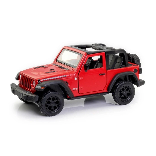Масштабна модель автомобіля Uni-Fortune JEEP WRANGLER RUBICON OPEN TOP (МАТОВА) червона (554060NTM(B)) - зображення 1