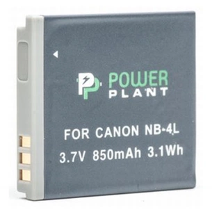 Акумулятор до фото/відео PowerPlant Canon NB-4L (DV00DV1006) зображення 1