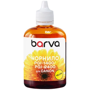 Чорнило Barva Canon PGI-1400/PGI-2400 100 мл, Y Pigm. (C1400-927) зображення 1