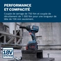 Гайковерт Bosch GDS 18V-750C 18V, до 3000об/хв, 270/380/750Нм, квадрат 1/2", 1.7кг (без АКБ та ЗП) (0.601.9L9.000) - зменшене зображення 3