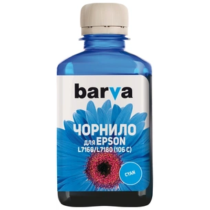 Чорнило Barva Epson 106 180 мл, cyan (E106-78) зображення 1