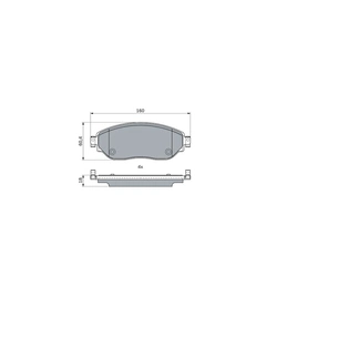 Гальмівні колодки Bosch 0 986 494 741 зображення 1