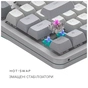 Клавіатура Dark Project ALU87 Daylight ABS RGB Mech G3MS Zircon White/Grey (DPKB_DAYLIGHT_87_ANSI_UA) - зменшене зображення 8