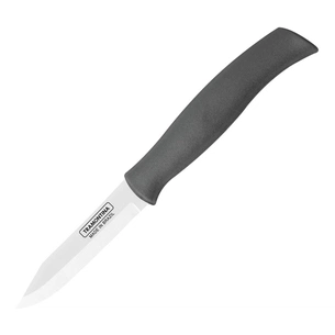 Кухонний ніж Tramontina Soft Plus Grey Vegetable 76 мм (23660/163) зображення 1
