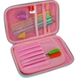 Пенал Cool For School з тисненням 1 відділення Фіолетовий (QT-5632-Purple) - зменшене зображення 2