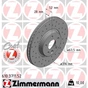 Гальмівний диск ZIMMERMANN 610.3711.52 - зменшене зображення 1