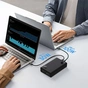 Батарея універсальна Baseus Adaman Metal Digital Display 24000mAh 140W, Black (P10021508113-00) (P10021507112-02) - зменшене зображення 6