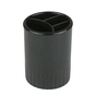 Підставка для ручок Delta by Axent Stationery glass-stand, 4 compartments, black (D4009-01) - зменшене зображення 1