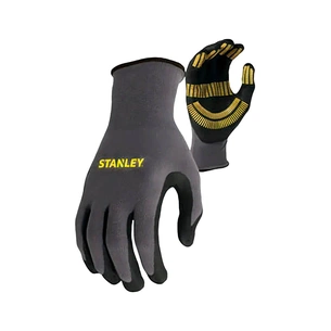Захисні рукавиці Stanley розмір L/9, загального використання, нейлонові з нітрильним покриттям (SY510L) зображення 1