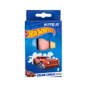 Крейда Kite кольорова Jumbo Hot Wheels, 3 кольори (HW24-077) зображення 1