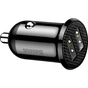 Зарядний пристрій Baseus Grain Pro Car Charger (Dual USB 4.8A ) USB Black (CCALLP-01) - уменьшенное изображение 2