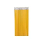 Олівець графітний H-Tone НВ, з гумкою, жовтий, уп. 12 шт (PENCIL-HT-JJ30105B) - уменьшенное изображение 3