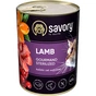 Вологий корм для кішок Savory Cat Can Adult Sterilised ягня 400 г (4820232630730) - зменшене зображення 1
