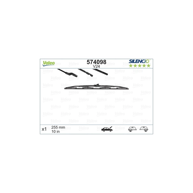 Щітка склоочисника Valeo 574098 - зображення 1