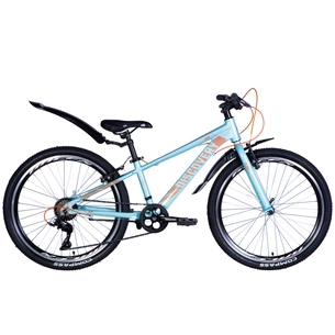 Велосипед Discovery 24" Qube Vbr рама-11,5" Al морська хвиля 2024 (OPS-DIS-24-358) зображення 1