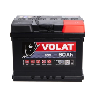 Акумулятор автомобільний VOLAT 60A +прав (0) (L2) 600А зображення 1