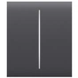 Центральная кнопка Ajax CenterButton (2-gang) Graphite - уменьшенное изображение 2