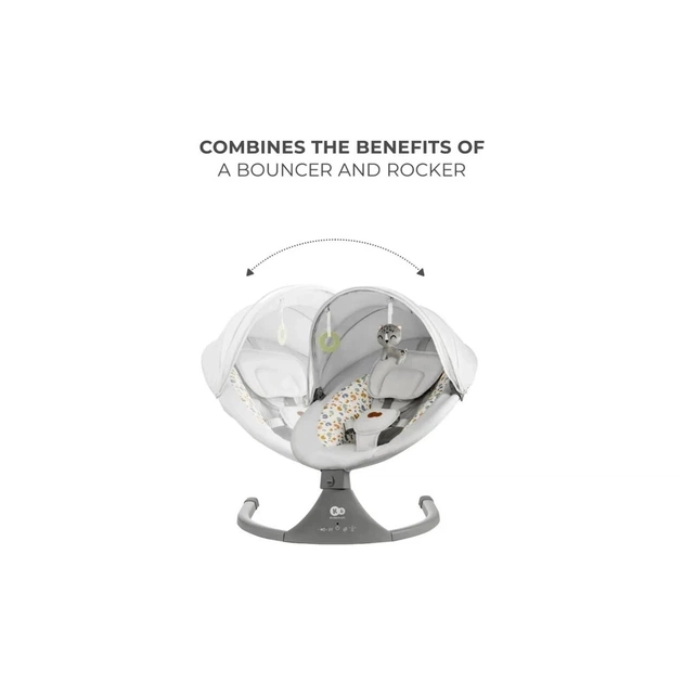 Крісло-гойдалка Kinderkraft Lumi 2 Light Grey (5902533925018) - picture 7