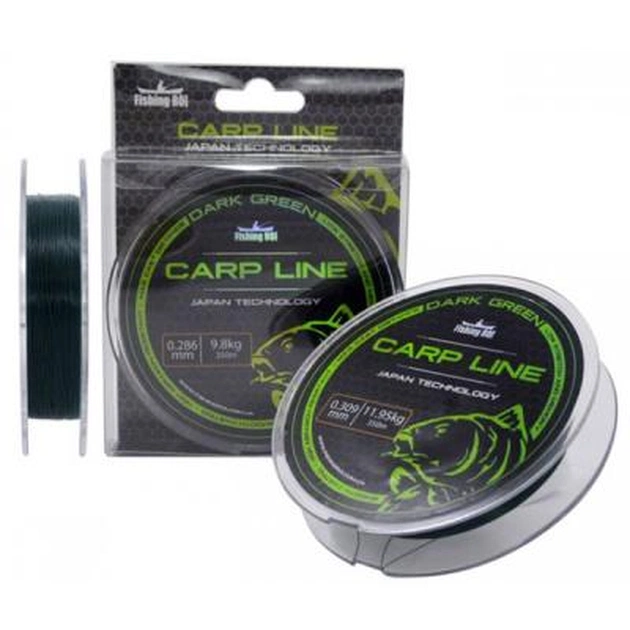 Волосінь Fishing ROI Carp Line Dark Green 350м 0,37мм 15.80кг (152-6-37) - изображение 1