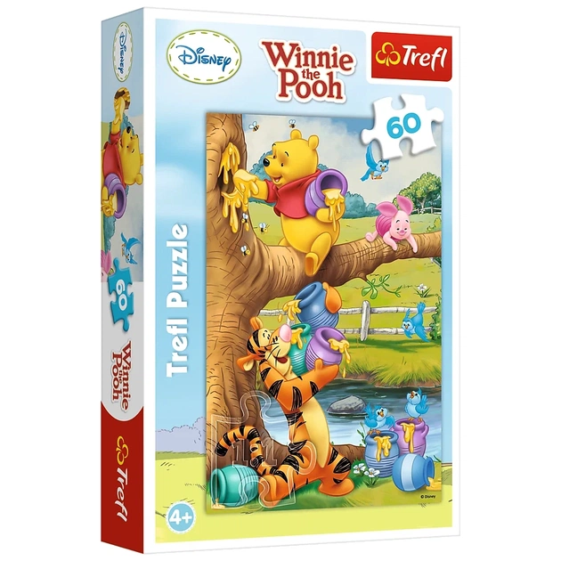 Пазл Trefl Winnie the Pooh Солоденьке 60 елементів (5900511172645) - изображение 1