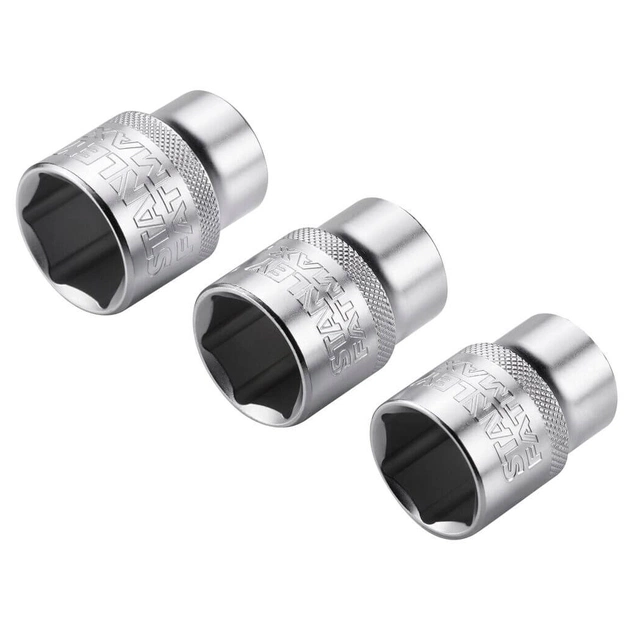 Набір торцевих головок Stanley торцевих 1/2" Maxi Drive, з шестигранним профілем, 3 шт: 21, 22, 24 мм. (FMMT17095-0) - picture 4