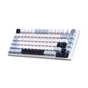Клавиатура GamePro MK160 V2 Warden QLAB Sakura Linear RGB USB UA White (MK160-V2-BL-QS) - уменьшенное изображение 2