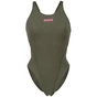 Купальник Arena Team Swimsuit Swim Tech Solid 004763-609 темно-зелений 42 (3468337774556) - уменьшенное изображение 7