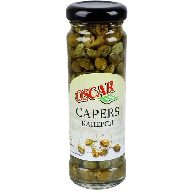 Овощная консервация Oscar foods Каперсы 100 г (4820271380078) - изображение 1