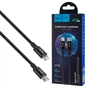 Дата кабель USB-C to Lightning 2.0m 3A 20W nylon X14 black HOCO (6931474752208) - уменьшенное изображение 4