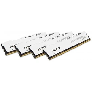Модуль пам'яті для комп'ютера DDR4 64GB (4x16GB) 2666 MHz HyperX FURY White Kingston Fury (ex.HyperX) (HX426C16FWK4/64) зображення 1
