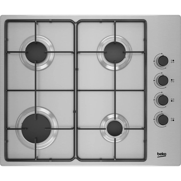 Варочна поверхня Beko HIGG 64123 SX (HIGG64123SX) - зображення 1