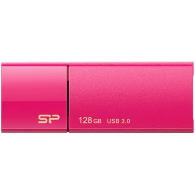 USB флеш накопичувач Silicon Power 128GB Blaze B05 Pink USB 3.0 (SP128GBUF3B05V1H) - зображення 1